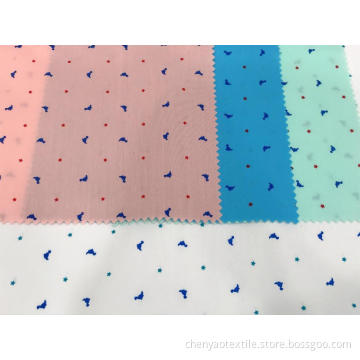 Polyester/Cotton Spendex Printed Fabric